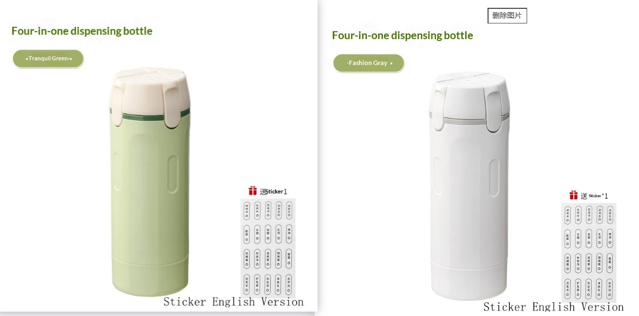 Dispensador de Viaje Portátil 4 en 1